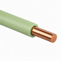 Câble monobrin solide sans halogène H05Z1-U LSZH 300/500V Classe 1 pour câblage résidentiel intérieur fixe EN 50525-3-31 ignifuge