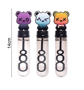 Jinying Juego de 24 botellas de burbujas negras, mini varitas de burbujas de jabón, favorece las burbujas para niños - Product Image 5