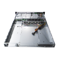 Chassis Server Cluster Penyimpanan Terdistribusi Rak 1U dengan 4 Slot Hard Disk 3.5"/2.5" dan Motherboard EEB (12" X 13")