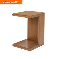 Table basse moderne en bois de chêne massif Table d'appoint élégante au design