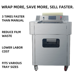 Emballage automatique en film PVC avec extension de la durée de fraîcheur multilingue pour viande, fruits et légumes, avec ou sans <span class=keywords><strong>plateau</strong></span> - Product Image 1