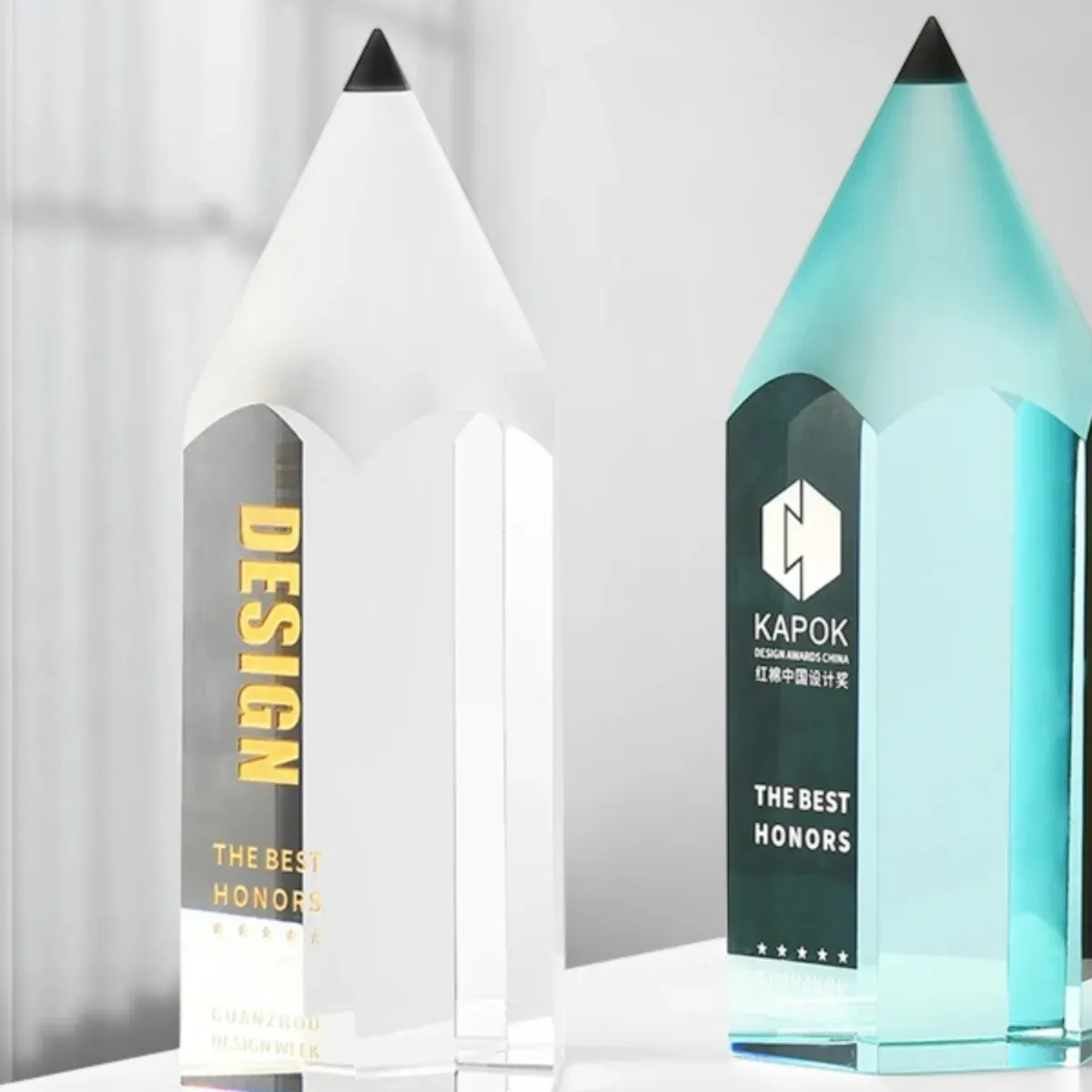 Hotsale Fabriek Direct Custom K9 Crystal Trofee Award Pen Vorm 3d Laser Gegraveerd Kristal Award