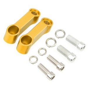 CNC Cross-border Best-Selling Motorcycle Electric Scooter Modification Aluminum Alloy Rearview <b>Mirror</b> Extension Mount <b>Bracket</b> - Product Image 2