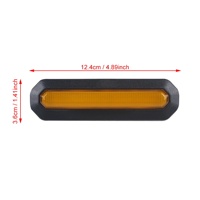 Kit d'éclairage LED ambre pour calandre, 3 pièces, pour accessoires Ford Bronco 2021-2022, modèles Base/Black Diamond