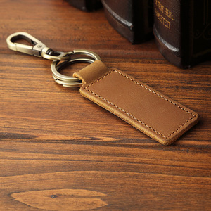 Biểu Tượng Tùy Chỉnh Điên Ngựa Da Vòng Chìa Khóa Ô Tô Cá Nhân Khắc Keychain Hoạt Động Món Quà Nhỏ Của Nhãn Hiệu Da Bò Móc Chìa Khóa - Product Image 5