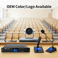 Sistema de Audio para Conferencias SONBS, Micrófono de Escritorio para Conferencias con Sistema de Votación, Sistema de Cámara para Sala de Conferencias