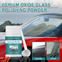 Poudre de polissage du verre à l'oxyde de cérium pour réparation des rayures de pare-brise de voiture, marque privée, 100g