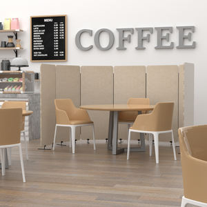 Pannelli Divisori Acustici per Ufficio in Feltro di Poliestere PET Riciclato al 100%, Divisori Mobili Portatili Fonoassorbenti - Product Image 4