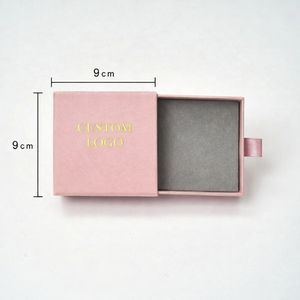 Boîte à bijoux haut de gamme personnalisée, boîte cadeau rigide avec tiroir, insert en mousse EVA, lamination anti-rayures, logo personnalisé, OEM accepté - Product Image 4