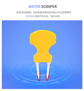 ที่ปัดน้ำฝนกระจกหน้ารถยนต์กระจกหน้ารถยนต์แบบนิ่มอเนกประสงค์ - Product Image 5