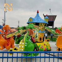 Manège à sauts pour enfants 12 places, thème dinosaure, pour parcs d'attractions Nova Rides et B-JKL