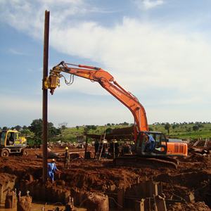 مطرقة اهتزازية جانبية للحفارات، مطرقة اهتزازية مثبتة على الحفار بمشبك جانبي - Product Image 2