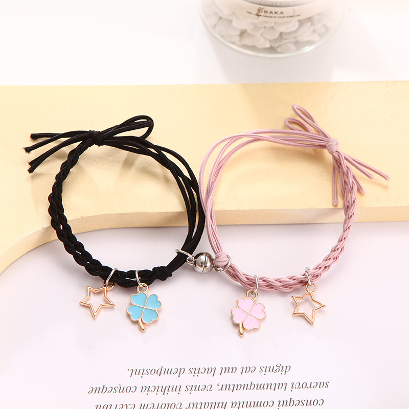 Four-leaf clover [black powder suction small rubber band]]