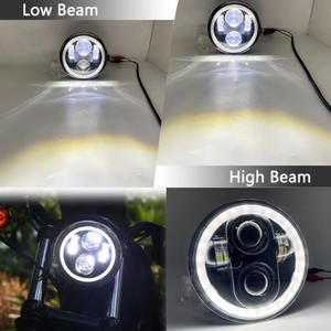 ไฟหน้า LED คุณภาพสูง ขนาด 5.75 นิ้ว 12V 75W 6000LM ใช้ได้กับรถทั่วไป สีขาว/เหลือง สำหรับรถเชอโรกี ทรัค - Product Image 5