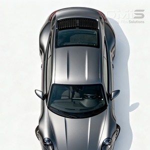 Satin Metallic Glossy <span class=keywords><strong>Gunsmoke</strong></span> Grey Fácil de limpiar Película de cambio de color Car Wrap Película de vinilo Instalación rápida - Product Image 3