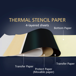 Factory Direct <b>A4</b> Tattoo Thermal Transfer <b>Paper</b> High Quality Stencil <b>Paper</b> for Copier <b>Printer</b> Professional Use Wholesale Supply - Product Image 2