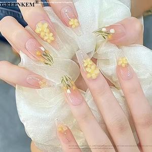 2025ホットステレオクリスタル樹脂5枚の花びら花手作りネイルジュエリーキラキラ平底3Dアクリルネイルフラワーチャーム - Product Image 4