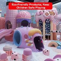 Fabricant d'équipement de terrain de jeu intérieur commercial Toboggan Piscine à balles Centre de jeu Jeu interactif avec toboggan pour enfants