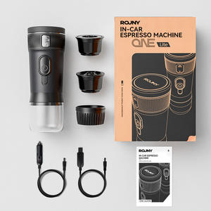 Cafetière de <span class=keywords><strong>voiture</strong></span> 12V <span class=keywords><strong>Machine</strong></span> <span class=keywords><strong>à</strong></span> expresso portable, 2-en-1 pour capsule et <span class=keywords><strong>café</strong></span> moulu, parfaite pour les voyages et le camping - Product Image 5