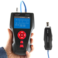 Testeur de câble réseau Noyafa NF-8601 PoE, test PING, traqueur de câbles, localisateur de défauts de longueur, BNC RJ11 RJ45 Wi-Fi/WLAN filaire/4G FTTX