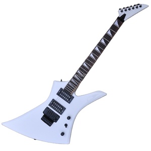 Flyoung White Unusual shape Guitar Musical <b>Instrument</b> 6 <b>String</b> Guitar - Product Image 1