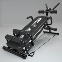 Plateforme d'exercices abdominaux, appareil de musculation abdominale pour personne paresseuse, machine de minceur abdominale, équipement de fitness à domicile, assistant pour les sit-ups