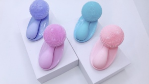 Brosse nettoyante en silicone pour le visage, équipement de beauté multifonctionnel, brosse nettoyante faciale sonique - Product Image 5