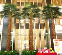 Respectueux de l'environnement Décoration Extérieure menée extérieure palmier palmas artificiales arbre