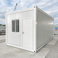 Maison conteneur préfabriquée sur mesure en acier, structure modulaire, mini-maison pour utilisation sur chantier