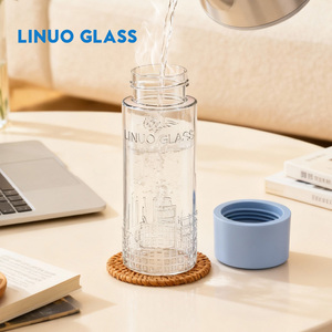 Bicchiere in Vetro Borosilicato Innovativo LINUO 16:9, Antigoccia, Portatile ed Estetico, Ideale per Ogni Situazione - Product Image 3