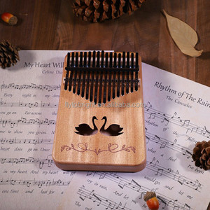 Instrumento de música personalizado para adultos <span class=keywords><strong>Kalimba</strong></span> 42 34 21 17 teclas dedo pulgar piano con martillo sintonizador y accesorios - Product Image 2