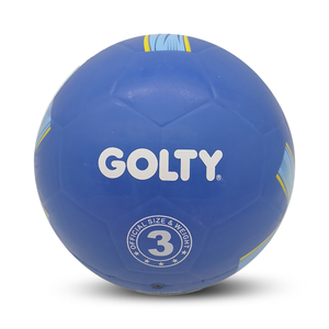 ลูกฟุตบอล GOLTY GSR-1015A ขนาด 3 น้ำหนัก 300-320 กรัม รอบเส้นรอบวง 570-590 มม. วัสดุยาง ทนทาน กันน้ำ - Product Image 1