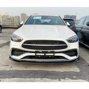 สปอยเลอร์กันชนหน้ารถยนต์ 3 ชิ้น ชุดแต่งสำหรับ Mercedes Benz C-Class W206 2022-2024 ตัวป้องกันกันชน - Product Image 4
