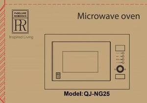 20 L được xây dựng trong lò vi sóng màu đen LED hiển thị kỹ thuật số cho tan băng, thịt nướng kỹ thuật số vành đai nướng lò vi sóng đối lưu - Product Image 6