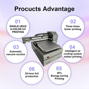 with Visual Scanning &amp; Auto-Positioning UV <strong>Flatbed</strong> <strong>Printer</strong> for High-Precision 3D, Embossed, and Photo <strong>Printing</strong>