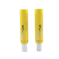 Tube de maquillage personnalisé en gros avec logo, tube éponge en plastique de 10/15/20/50 ml, tube à presser pour crème solaire, emballage cosmétique