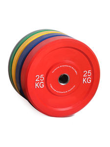 Discos de Goma Natural Coloridos, Ecológicos, Antideslizantes y Duraderos para Levantamiento de Pesas, Sentadillas, Peso Muerto, Levantamiento de Cadera con Mancuernas - Product Image 3