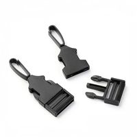 Divers styles 25mm 20mm crochets de lanière en plastique sans couture presse à main lanière sac sangle Clips côté libération boucle accessoires ensemble