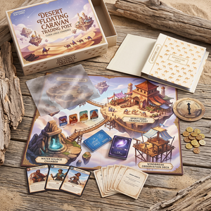 Juego de <span class=keywords><strong>Cartas</strong></span> de Mitología Nórdica con Piedras de Puntuación, Acabado de Lino Certificado FSC Pure para Juego Estratégico, Caja Deslizable - Product Image 1