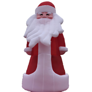 Ornement de Noël géant pour l'extérieur, Père Noël gonflable Oxford, escalade murale, décoration de fête du Nouvel An festive avec souffleur - Product Image 6