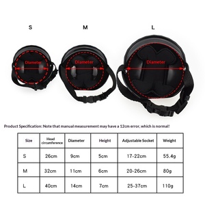 Casque et <span class=keywords><strong>lunettes</strong></span> <span class=keywords><strong>de</strong></span> sécurité <span class=keywords><strong>pour</strong></span> animaux <span class=keywords><strong>de</strong></span> compagnie (chats et chiens) <span class=keywords><strong>pour</strong></span> la moto avec verres solaires, design décontracté, motif monochrome, toutes saisons - Product Image 3