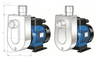 Pompa Self-Priming Baja Tahan Karat CNP 25NZXF3-20 DWS 0.75kW 3m/h 20m Head Motor 1 Tahun Penggunaan Industri Pengolahan Air Konstruksi