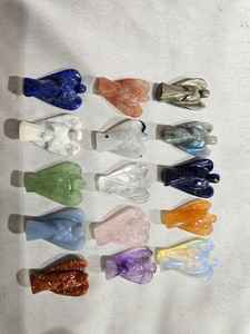 Figura de Ángel de Amatista Natural Tallada a Mano, Estatua de Cristal Curativa para Reiki, Meditación, Decoración del Hogar, Regalo - Product Image 6