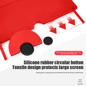 Loupe d'écran 12 pouces HD acrylique 3D pliable clip de <span class=keywords><strong>film</strong></span> vidéo de bureau paresseux - Product Image 3