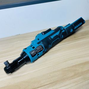3/8" Portable Cordless Ratchet Wrench Handle Right Angle Gear Wrench Rechargeable <b>Torque</b> Wrenches With Socket <b>Set</b> - Product Image 3