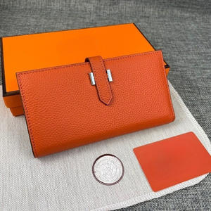 Cartera <span class=keywords><strong>de</strong></span> cuero <span class=keywords><strong>de</strong></span> vaca ultrafina para mujer, patrón Litchi, informal, elegante, <span class=keywords><strong>de</strong></span> longitud media, <span class=keywords><strong>de</strong></span> cuero genuino, bolsa para licencia <span class=keywords><strong>de</strong></span> <span class=keywords><strong>conducir</strong></span>, moda - Product Image 4