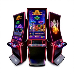 ตู้เกมหน้าจอโค้ง 43 นิ้ว แบบสัมผัส โครงโลหะ รองรับภาษาอังกฤษ ใช้เหรียญหยอด เล่นเกมยิงปลาออนไลน์ เสียงสมจริง รองรับ WiFi - Product Image 1