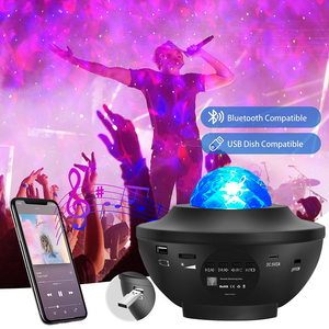 Projecteur d'<span class=keywords><strong>ambiance</strong></span> Océanique Version Pro avec 12 Couleurs RGB, Haut-parleur Bluetooth, Lampe Projecteur d'Étoiles <span class=keywords><strong>Créative</strong></span> pour Cadeau et Maison - Product Image 3