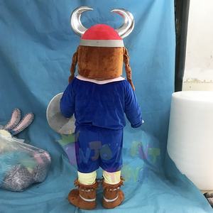 Design à la mode fête événement taureau corne <span class=keywords><strong>garde</strong></span> du <span class=keywords><strong>corps</strong></span> mascotte Costume personnage <span class=keywords><strong>de</strong></span> dessin animé adulte poupée ensemble - Product Image 3