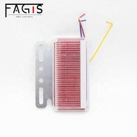 Phares latéraux pour camion, LED rouge, 12V/24V, lampe clignotante automatique, usine